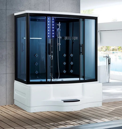 Bathroom Free Standing High-Quality Modularity Bath Shower Cabin Glass Steam Bath