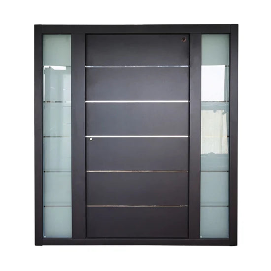 High Quality Exterior Entrance Front Main Gate Modern Residential Steel Security Door